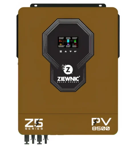 ZIEWNIC Z5 6.5KVA Hybrid Solar Inverter (PV-8500) – Dual PV / Dual Output / Inductive Compatible
