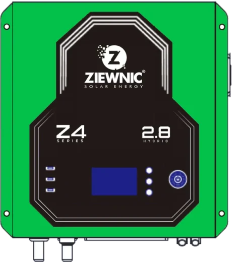 ZIEWNIC Z4 HYBRID 2.8KVA Off-Grid Solar Inverter – 2800W Pure Sine Wave, 24V