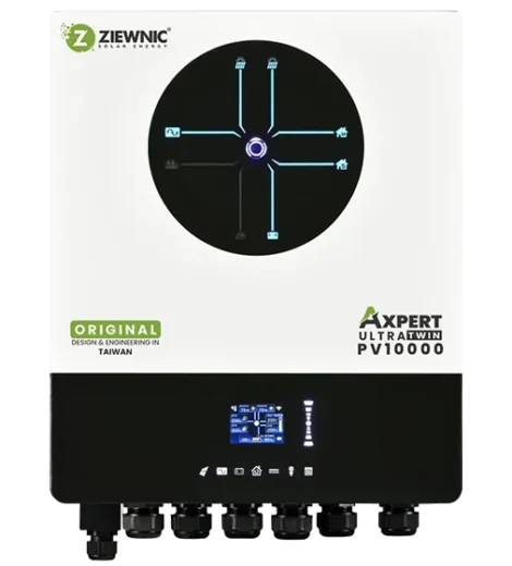 ZIEWNIC Axpert Ultra Twin Parallel PV10000 | 10KW Dual Output Hybrid Solar Inverter