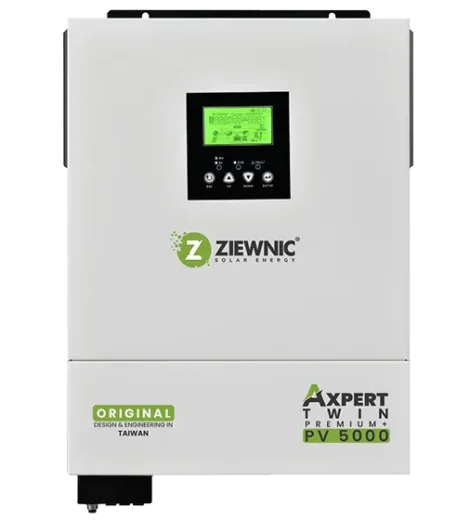 ZIEWNIC Axpert Twin Premium Plus 4.2KW PV5000 | 5KW Dual Output Hybrid Solar Inverter