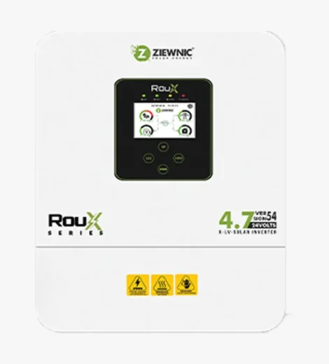 ZIEWNIC Roux PV7000 4.7kV X-LV Hybrid Solar Inverter – IP54 | Version 54