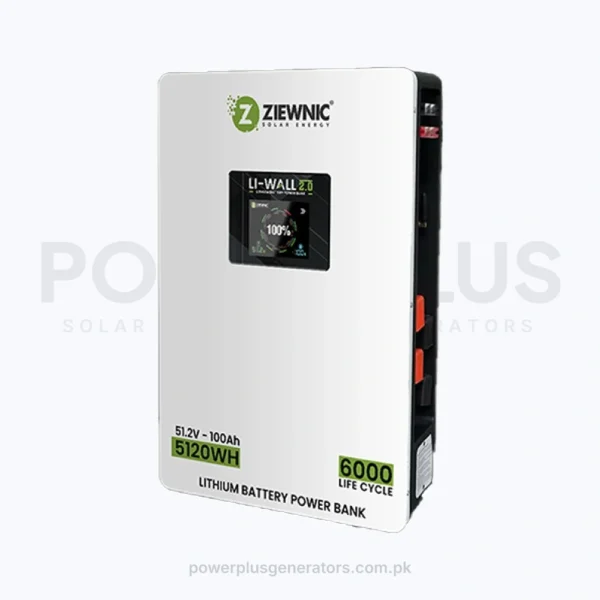 Ziewnic Li-Wall 5.12kWh 48V Lithium Battery