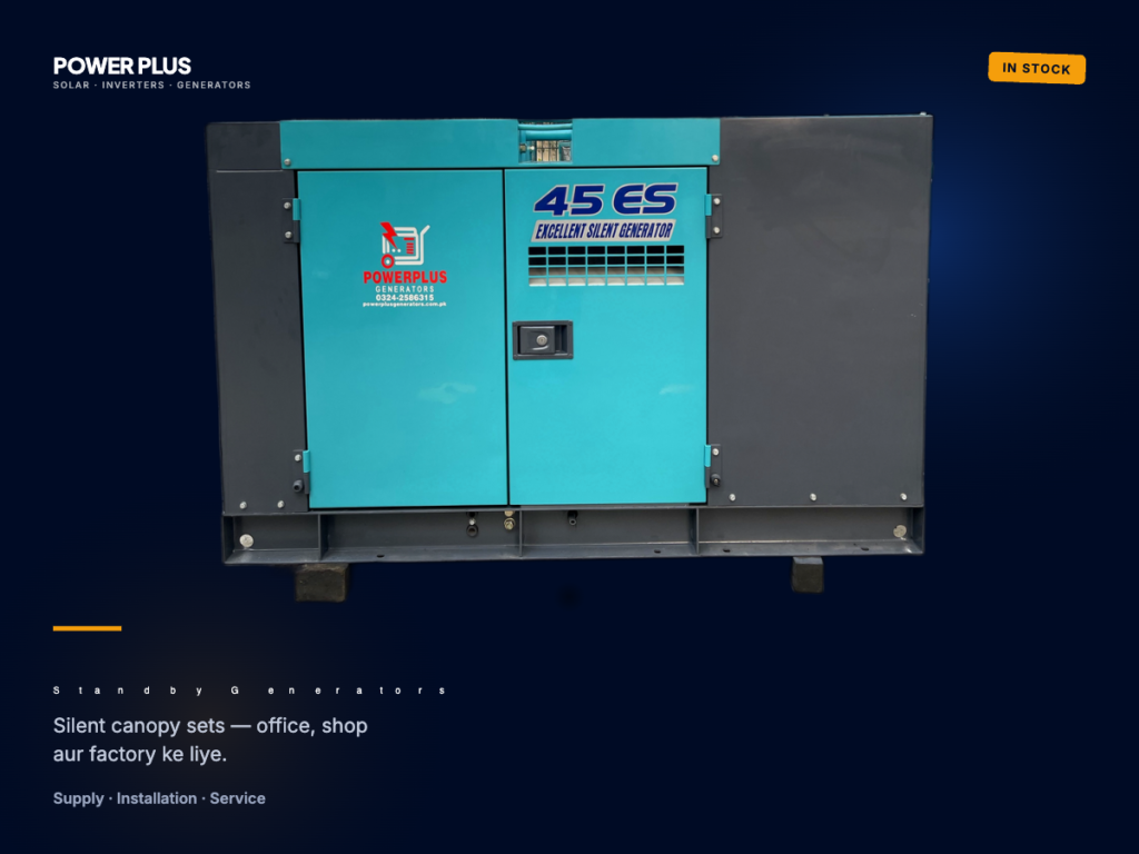 Standby generators