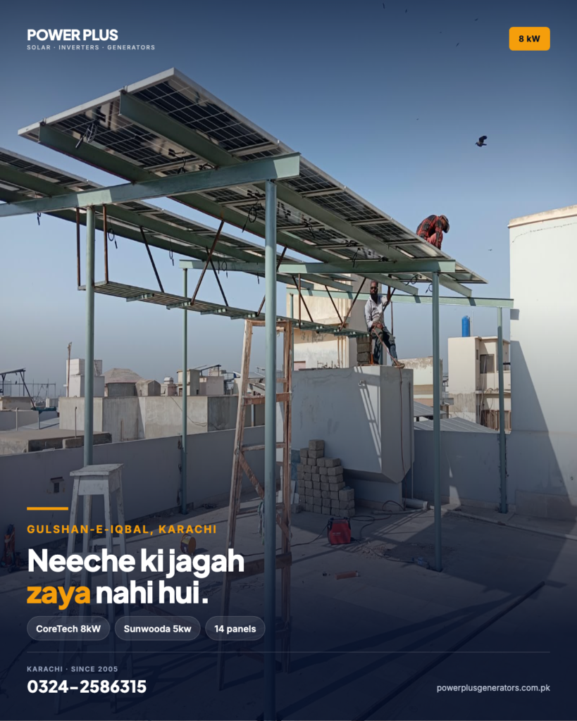 Solar installation in Karachi
