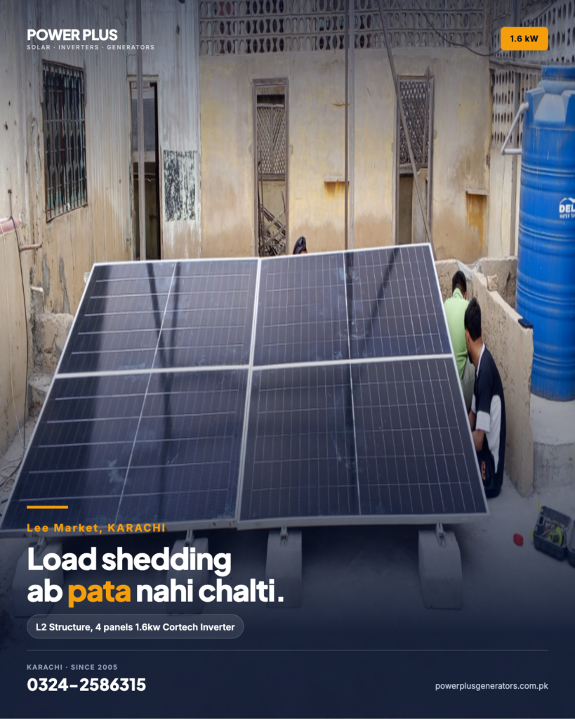 Solar installation in Karachi
