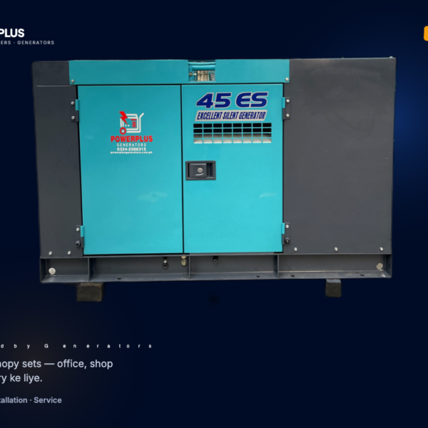 Power Plus 45 kVA Silent Diesel Generator